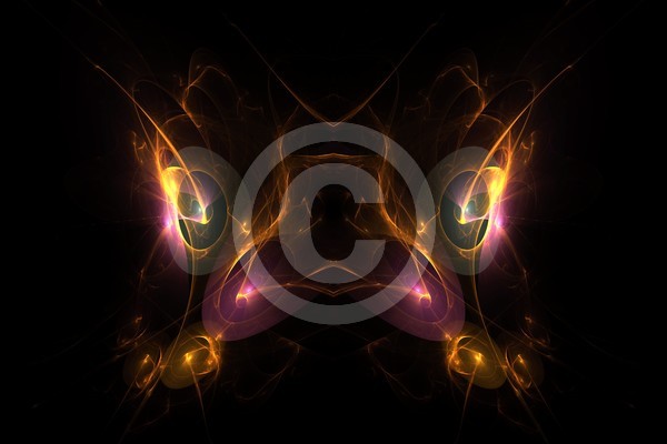 Bird Mask Abstract Fractal Design