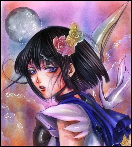 Sailor Saturn Senshi Of Silence Colored
