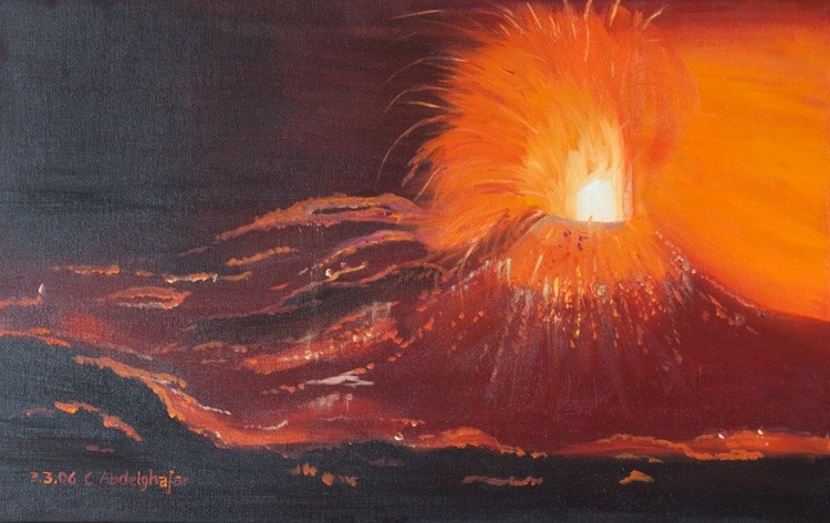 Volcanic eruption