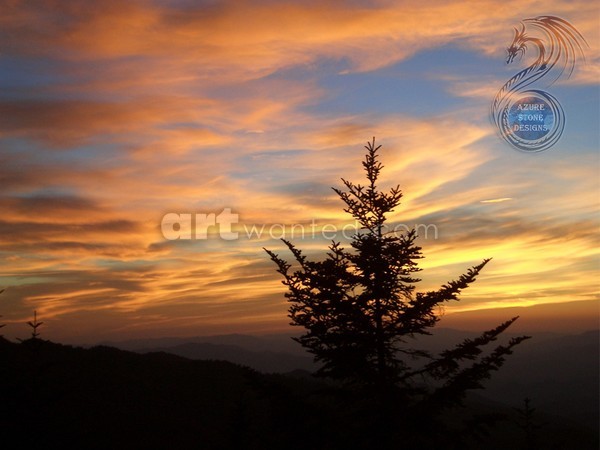 Sunset over the parkway 2, North Carolina