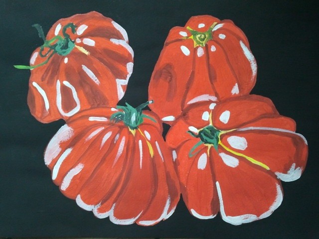 oxheart tomatoes 