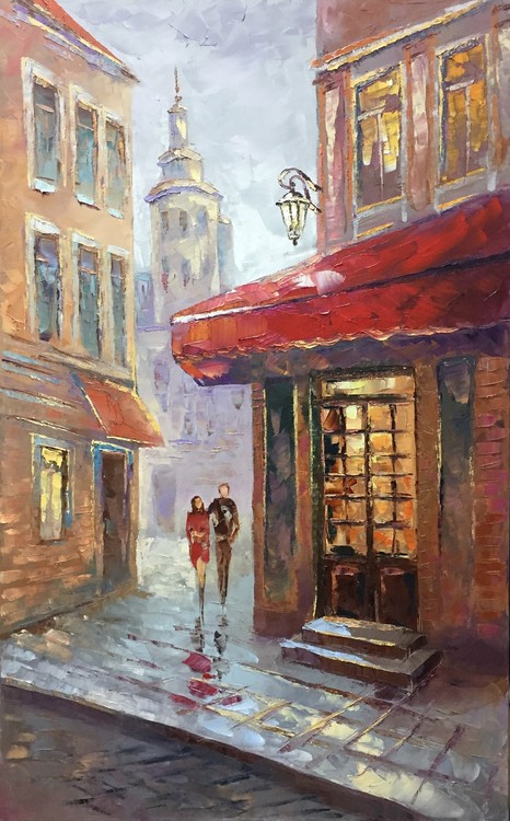  painting *Romantic date*