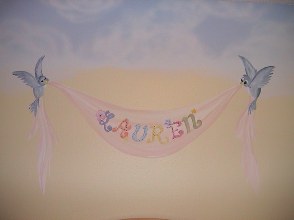 Nursery Name Swag