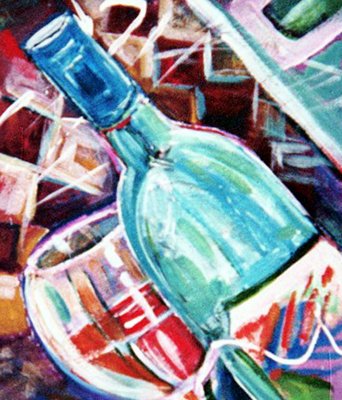 retro wine
