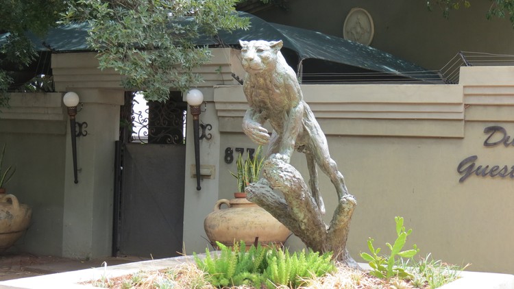 LIFE SIZE STALKING LEOPARD