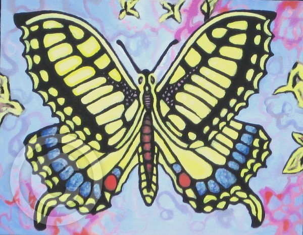 yellow butterfly