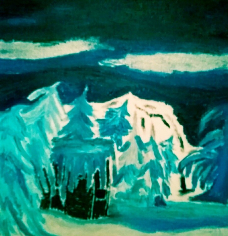 frozen cabin