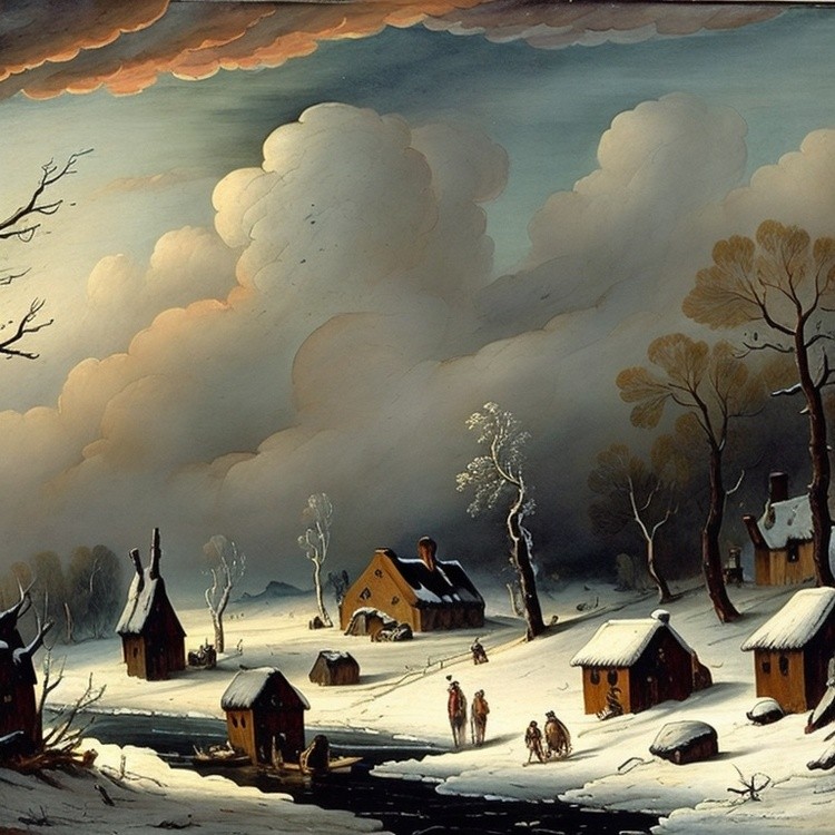 watercolor by artist Jacob van Ruisdael russ 1