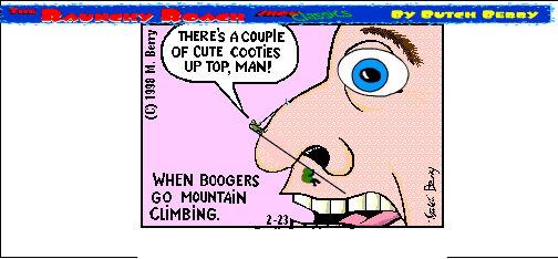 When Boogers go climbing