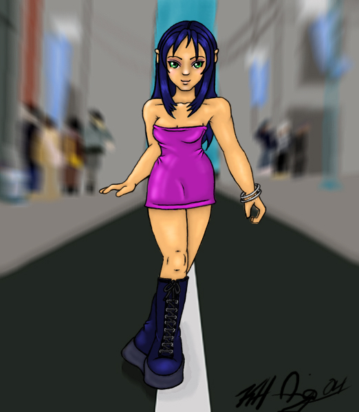 Girl on Street