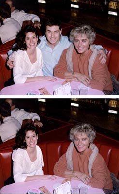 Women in booth 
