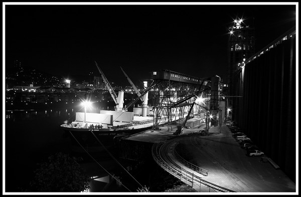 Ship at port