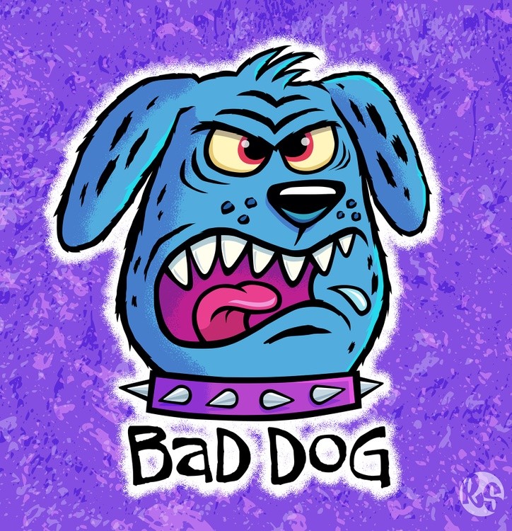 Bad Dog Cartoon