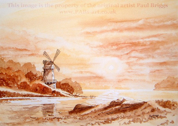Sunrise at the Old Mill Norfolk