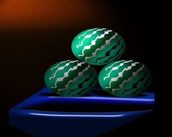 Three Easter Eggs