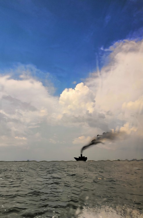 At Sea