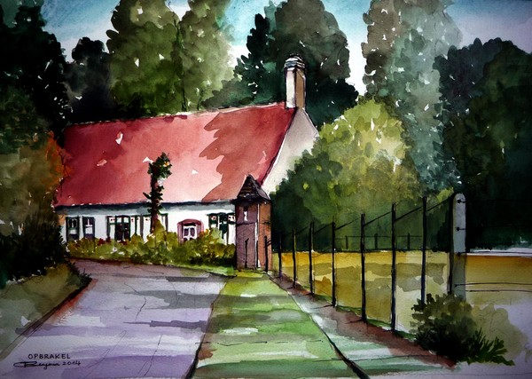 Cosy house in Opbrakel (plein air)