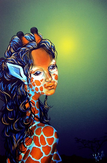Kendra amn original oil painting by me, RW2