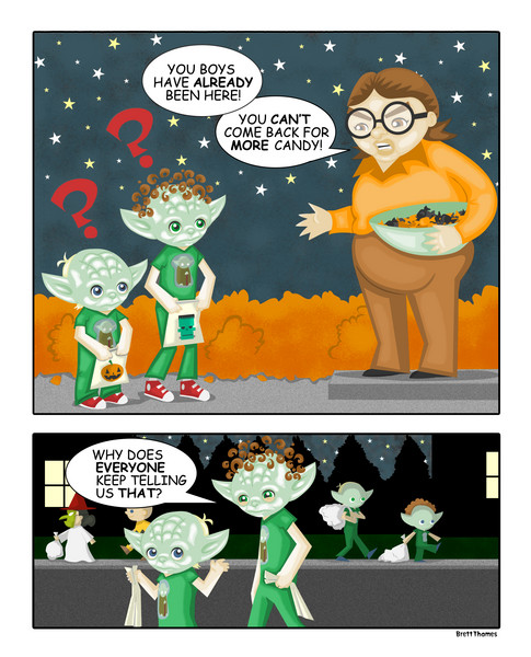 Halloween 1980 (Yoda Costumes)