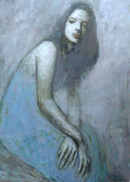 a sad woman