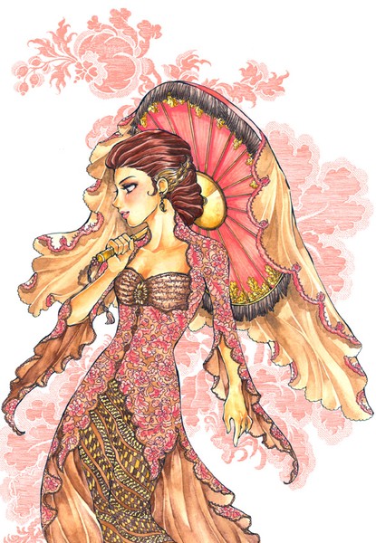 Girl in Kebaya