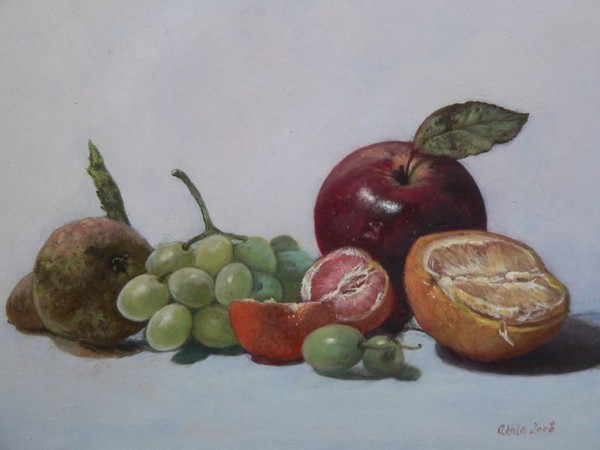 still-life with apple