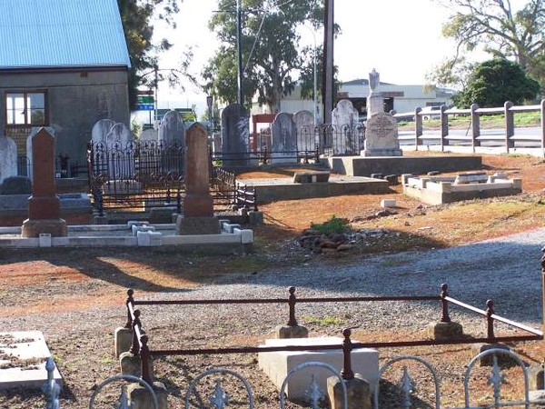 Cemetery in the heart of the McLaren Vale.