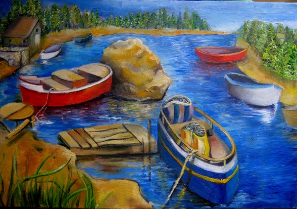 the boats in larnaca