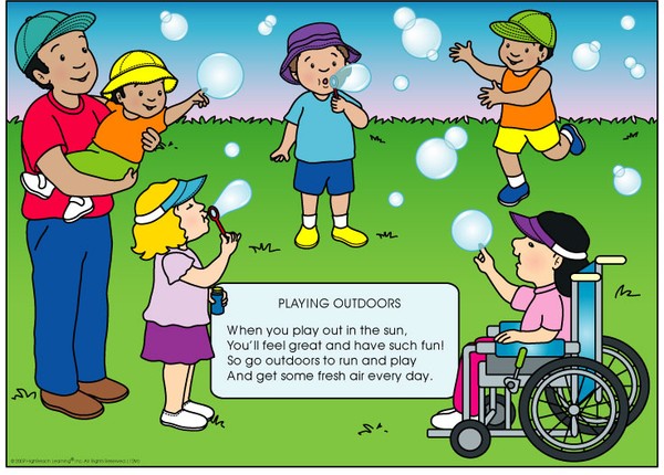 Play Outdoors Wall Display
