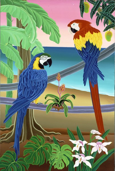 Red & Blue Macaws