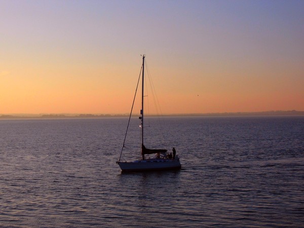 I am sailing