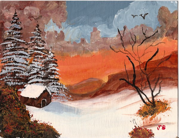 Winter Cabin