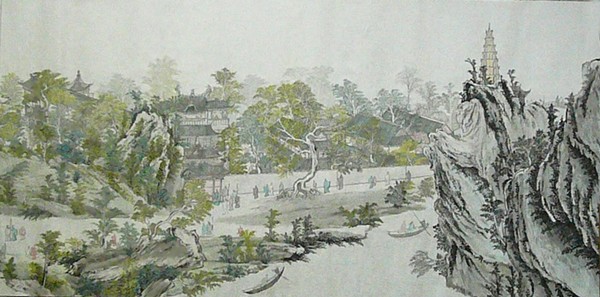 A part of Giant Traditional Chinese Painting