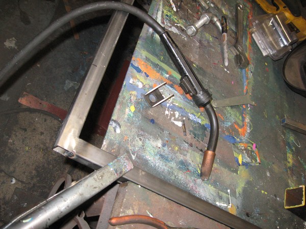 Welding on a Painter's Table