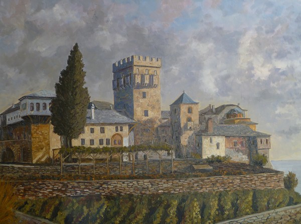 Stavronikita monastery mount Athos