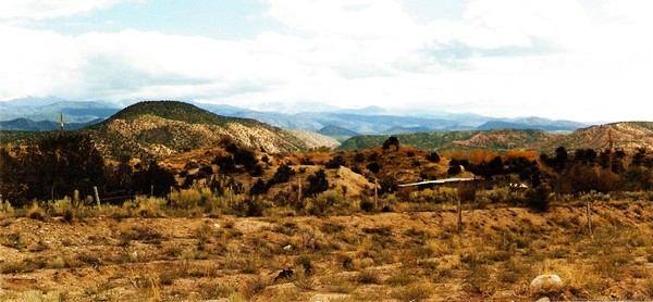 Overlooking the Sangre De Christo's from Chimayo