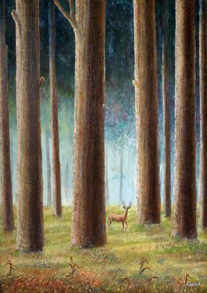 INNOCENT IN WOODS