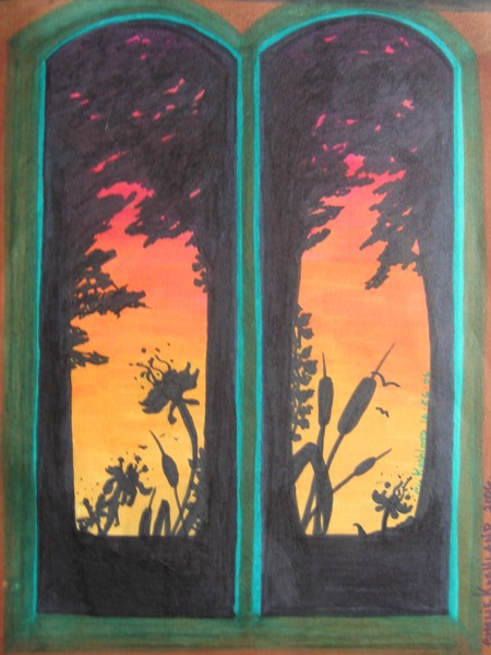 through the gates