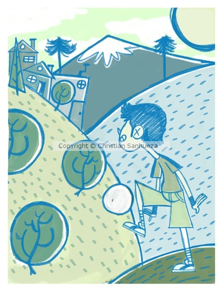 Niño Mirando al Futuro
