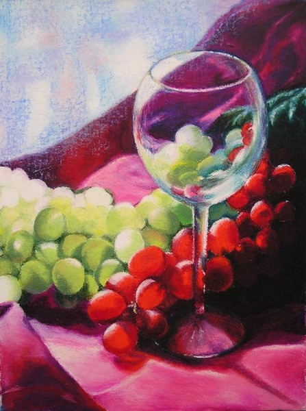 Still life with grapes