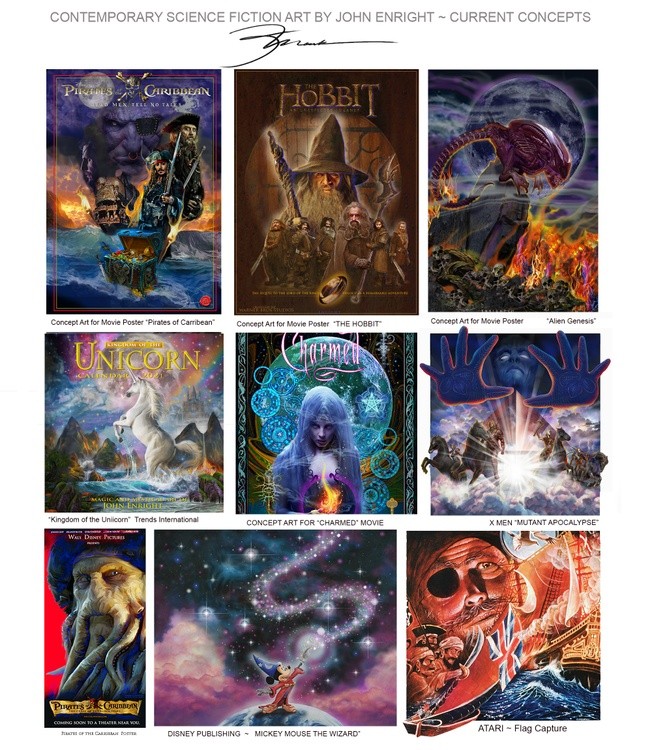 Collection of Science Fiction Art