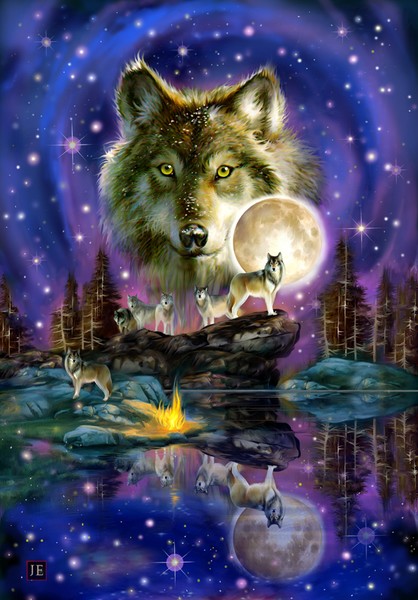 wolf moon.