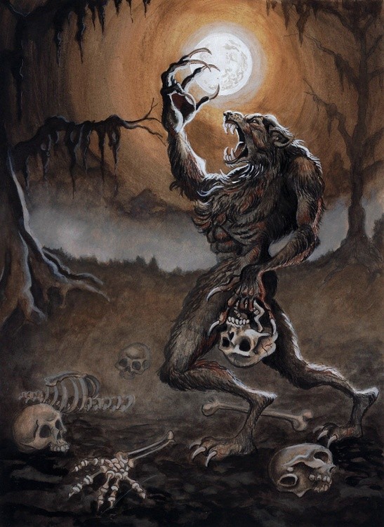 Werewolf #1 painting adjustment