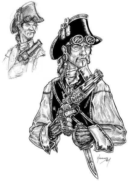 Steampunk Sky Pirate