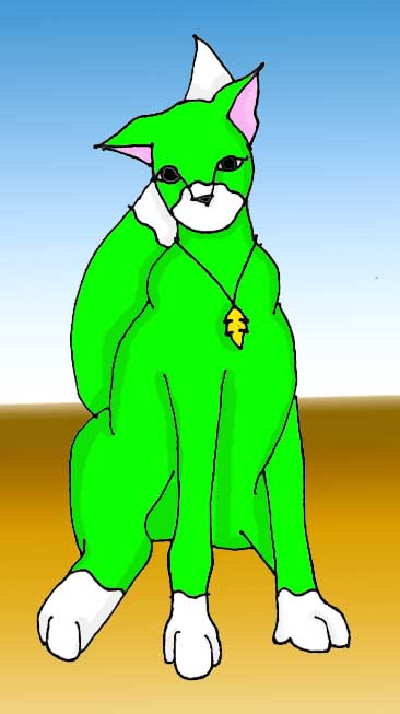 Green and white Lupe