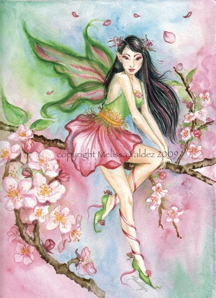 Sakura, The Cherry Blossum Faery
