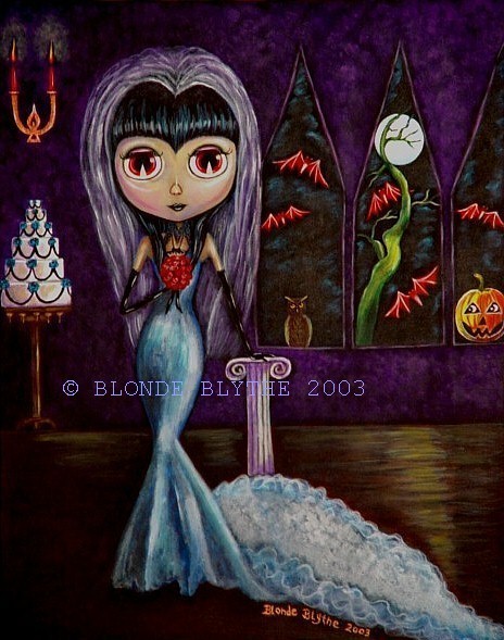 Gothic Blythe Halloween Bride