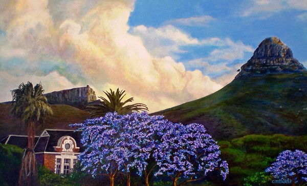 Jacaranda Under Lion's Head