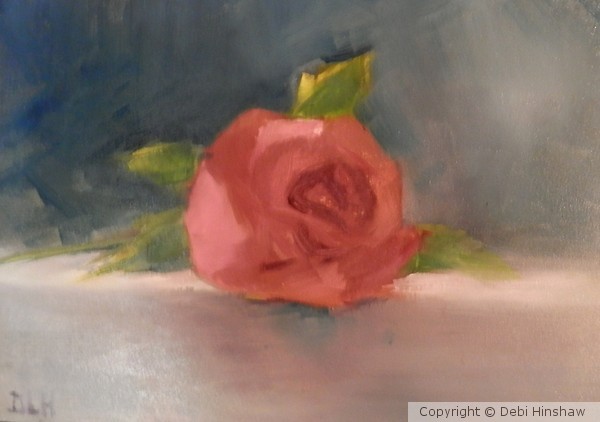 Pinkish Red Rose Study II