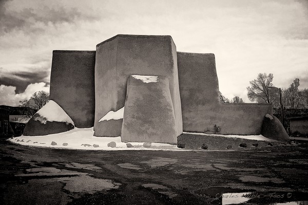Classic view in sepia